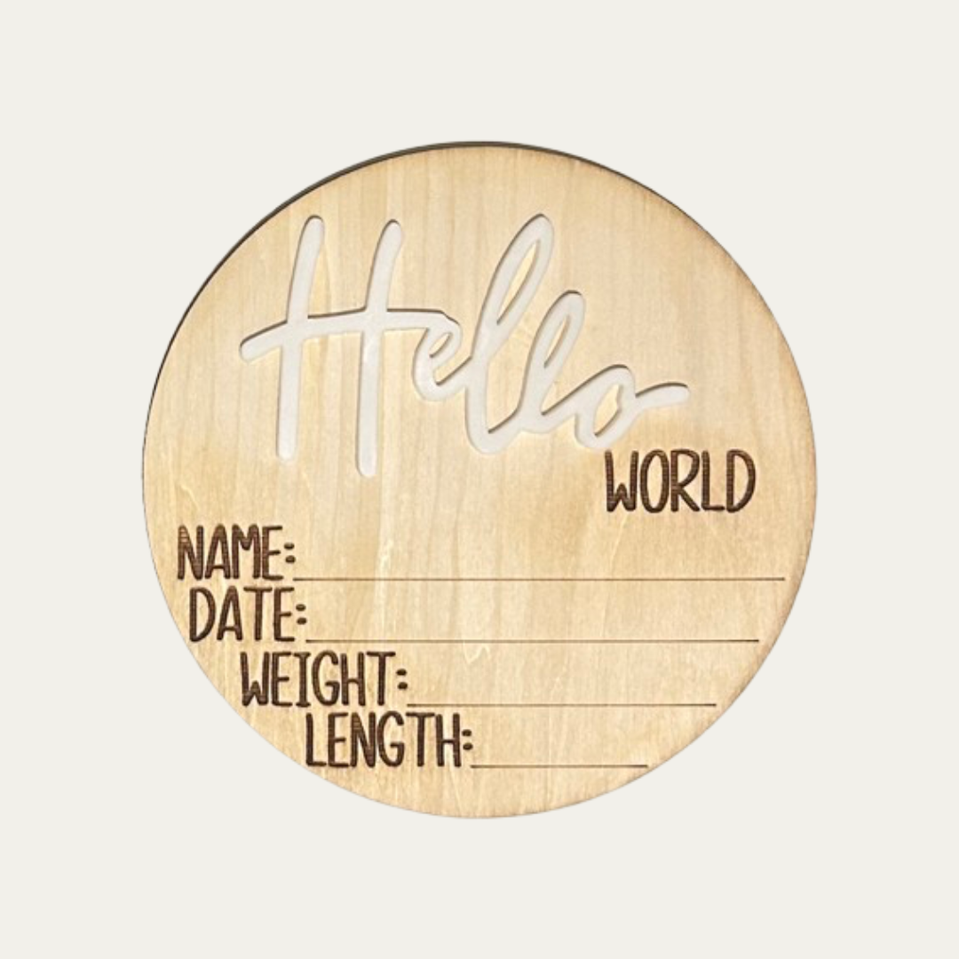 Baby Announcement Keepsake