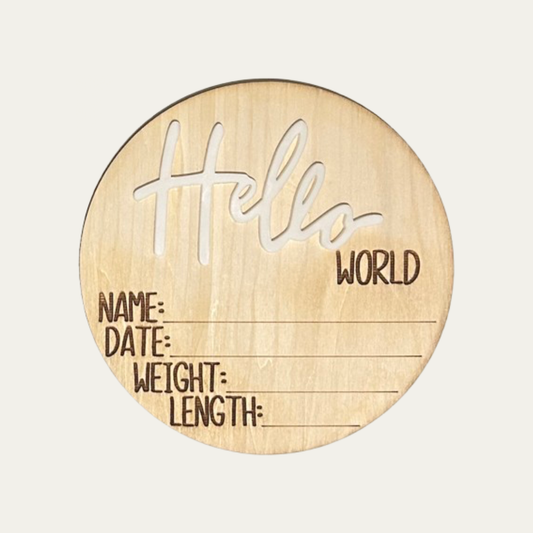 Baby Announcement Keepsake