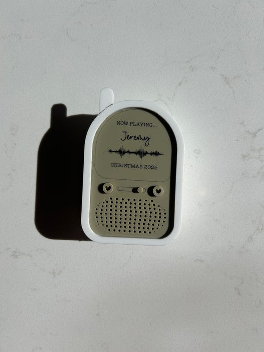 Voice Recording Ornament – Personalized Christmas Keepsake